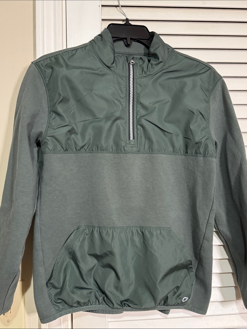 GAP Kids Olive Green Two-Piece Matching Set with Half-Zip Top. Like New. Size XL